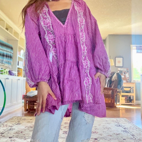 Adorable boho big sleeve blouse - Picture 4 of 5